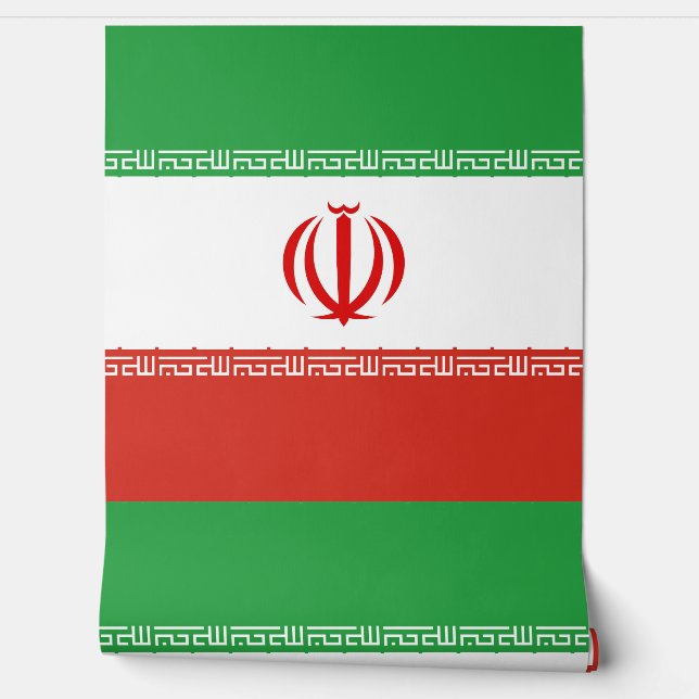 Papier Peint Drapeau iranien (Déroulement)
