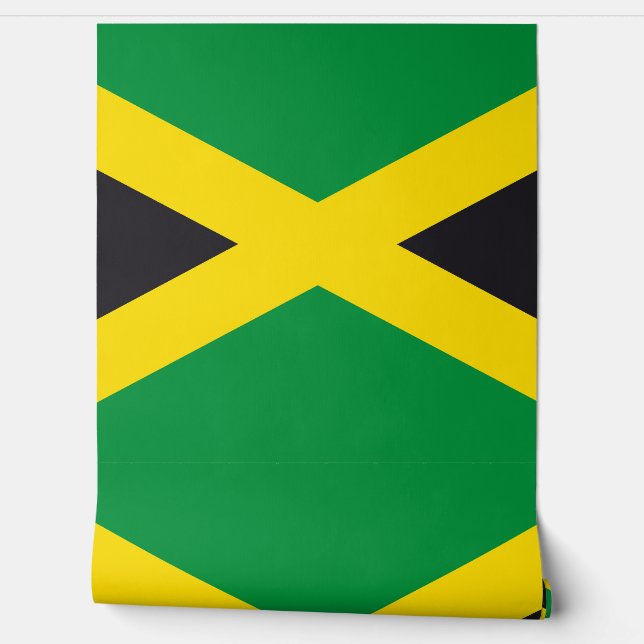 Papier Peint Drapeau jamaïcain (Déroulement)