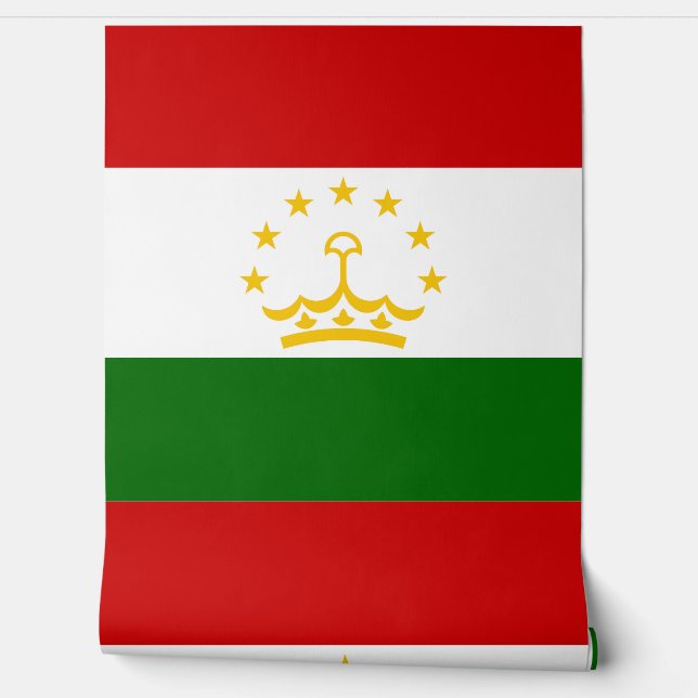Papier Peint Drapeau Tadjikistan (Déroulement)
