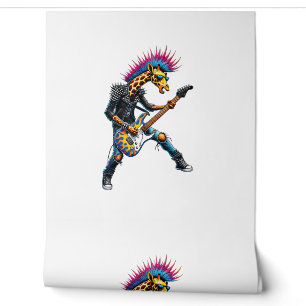 Papier Peint Drôle Punk Giraffe, Rock'n Roll Goth Giraffe, Guit