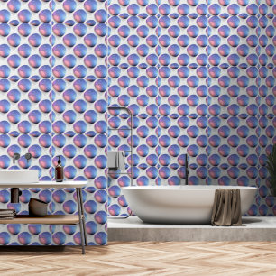 Papier Peint Droplets roses bleus