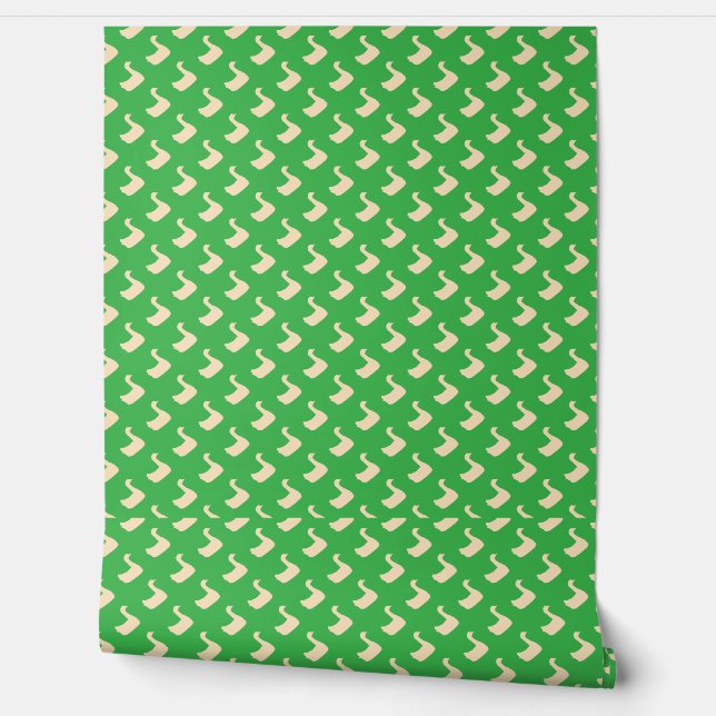 Papier Peint Ducky Duck  Enfants Forêt Vert (Déroulement)
