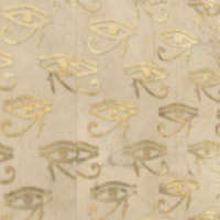 Égypte Oeil Égypte Thème Beige et or Brown