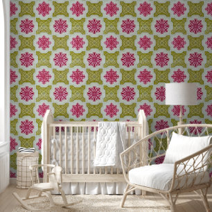 Papier Peint Élégance Décor Victorien Classique Fleur Décor