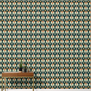 Papier Peint élégant art Déco carrelé motif