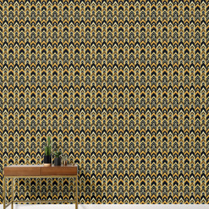 Papier Peint élégant art Déco carrelé motif