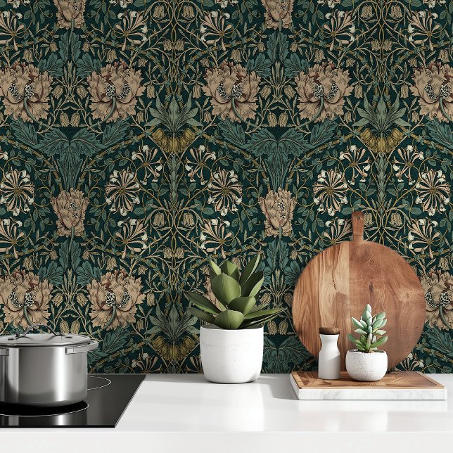 Papier Peint Elégant Arts & Artisanat Honeysuckle Peel & Stick (Créateur téléchargé)