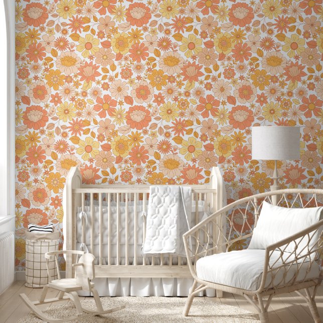 Papier Peint Elegant Custom Floral Designs for Your Kid Room (Enfants)