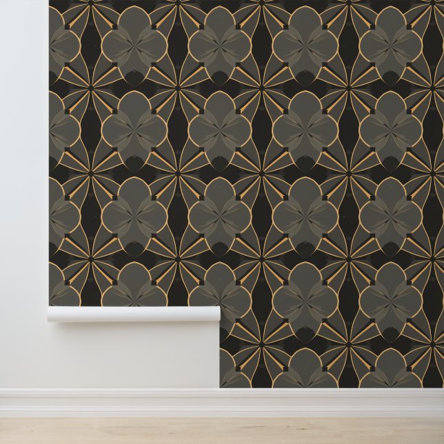 Papier Peint Elégant design Motif géométrique (Application)