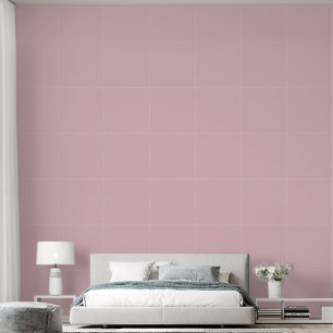 Papier Peint Élégant Dusty Rose rose clair uni couleur unie cha