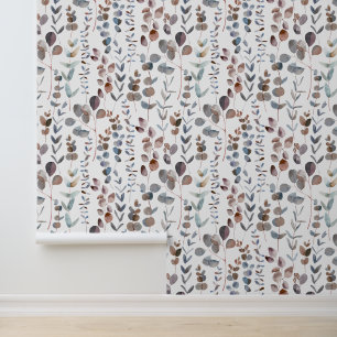 Papier Peint Elégant Feuilles d'Eucalyptus