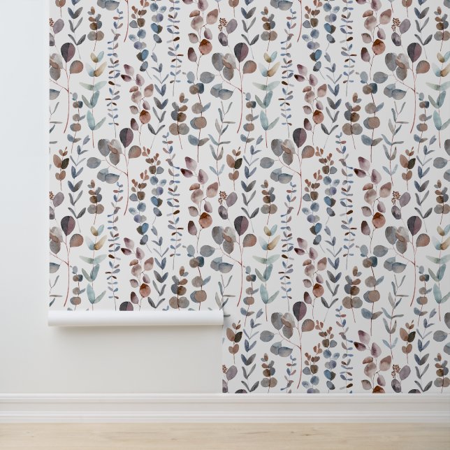 Papier Peint Elégant Feuilles d'Eucalyptus (Application)