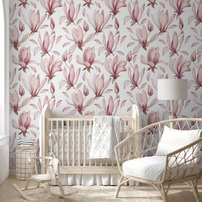 Papier Peint Élégant Magnolia (Enfants)