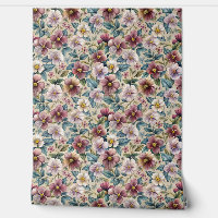 Elegant mauve pastel purple lilac burgundy violets