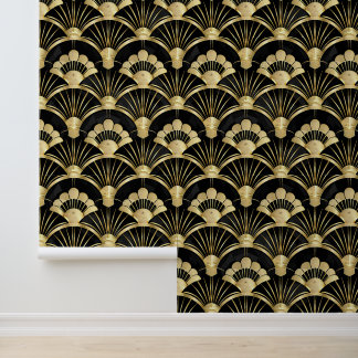 Papier Peint Élégant motif carrelé art déco