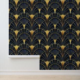 Papier Peint Élégant motif carrelé art déco