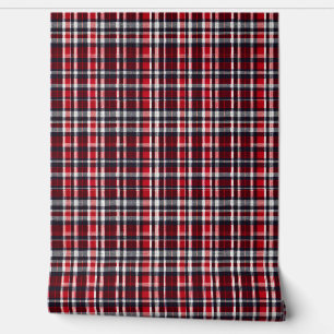 Papier Peint Élégant motif tartan carreauté à carreaux stylé