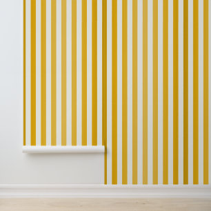 Papier Peint Élégant rayé or ivoire