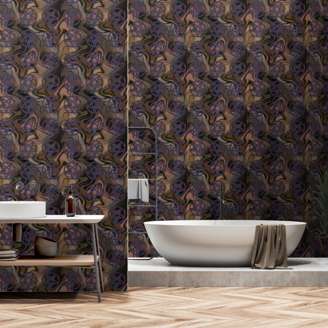 Papier Peint Éléments talismaniques d'Ether (Salle de bain)