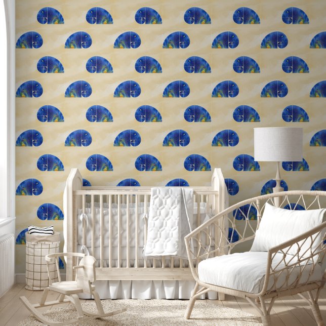 Papier Peint Eléphant spiral Fibonacci - Ratio d'or 1 (Enfants)