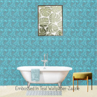 Embossé En Turquoise