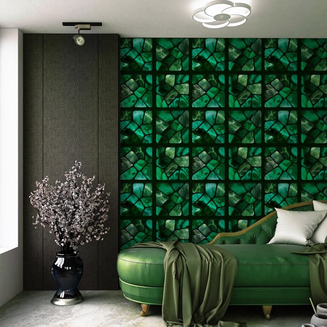 Papier Peint Emerald Spring - Collage de cellules (Créateur téléchargé)