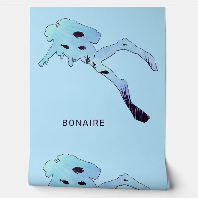 Papier Peint Emplacement Personnalisé Plongée sous-marine (Déroulement)