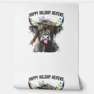 Papier Peint Empreinte de léopard de vache - Happy Holiday Heif