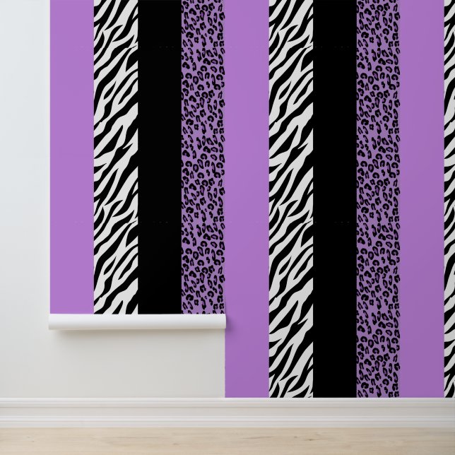 Papier Peint Empreinte de léopard, Zebra Print, Poster de anima (Application)