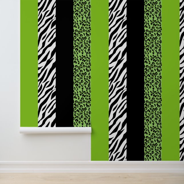Papier Peint Empreinte de léopard, Zebra Print, Poster de anima (Application)