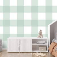 en vichy feu vert chèque mignon simple grand plis