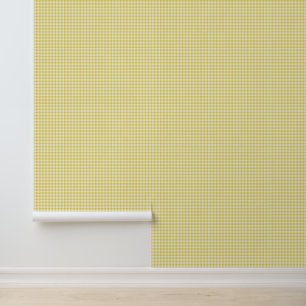 Papier Peint En vichy gris et blanc chèques Plaid
