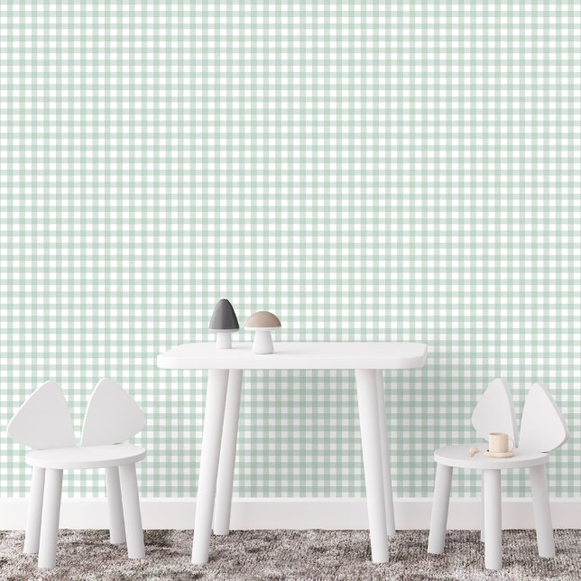 Papier Peint En vichy vert chèque mignon simple ferme plaid (Créateur téléchargé)