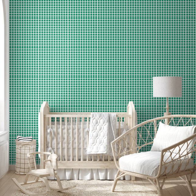 Papier peint en vinyle texturé Lucky 4 Leaf Irish  (Enfants)