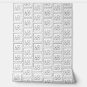 Papier Peint Entreprise carré Logo Boutique Boutique ou bureau
