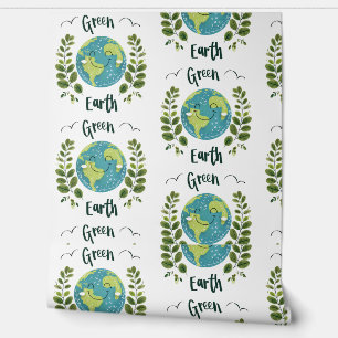 Papier Peint Environnement mondial - Terre souriante avec Terre