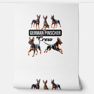 Papier Peint Équipe de Pinscher allemand 