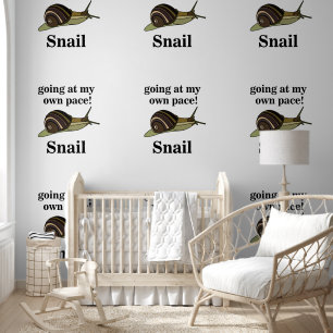 Papier Peint Escargot Qui Va À Mon Propre Pace Drôle Escargot
