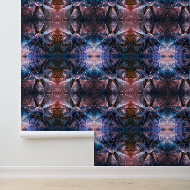 Papier Peint Espace Abstrait Galaxy Design Ornements Motif (Application)