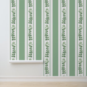Papier Peint Éucalyptus rayures