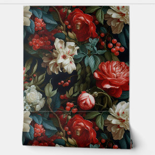 Papier Peint Everglow Noel Florals Botanique