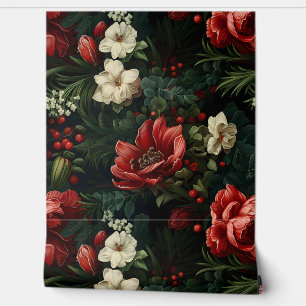 Papier Peint Everglow Noel Florals Botanique