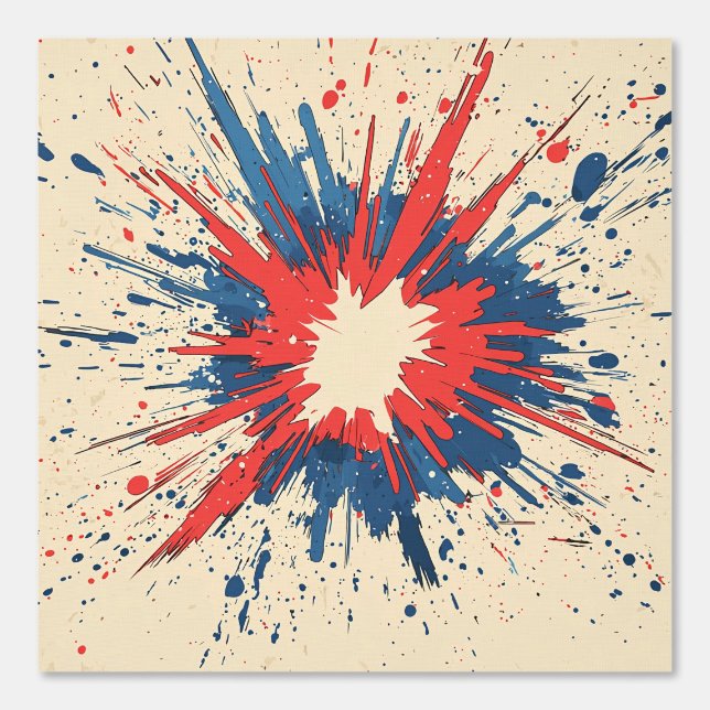 Papier Peint Explosion d'art pop de style comique (5) (Recto)