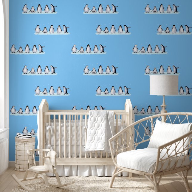 Papier Peint Famille Penguin (Enfants)