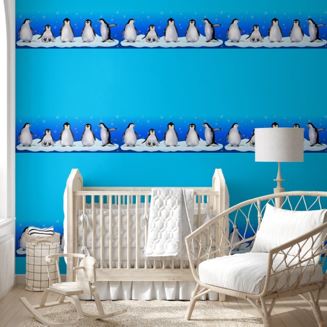 Papier Peint Famille Penguin (Enfants)