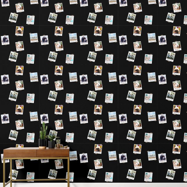 Papier Peint Famille personnalisée 6 Photo Collage personnalisé (Couloir)