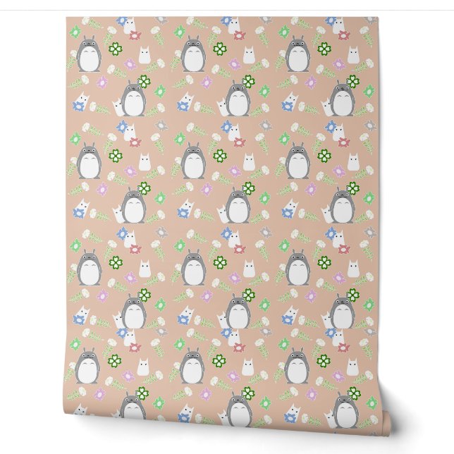 Papier peint fantaisiste inspiré des créatures de  (Déroulement)