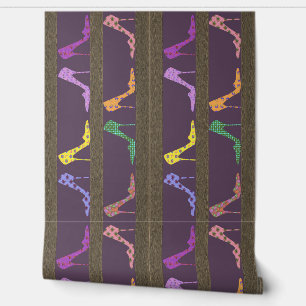 Papier Peint Fashion Tablettes de chaussures Fond d'écran Bordu