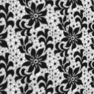 Papier Peint Faux Black Lace Fleurs Poisson Couleur Personnalis