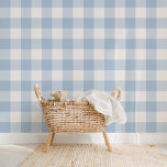 Papier Peint Ferme En vichy Bébé Bleu<br><div class="desc">Cet élégant papier peint dispose d'une ferme en vichy motif en bleu et en ivoire. Idéal pour la crèche ou la chambre d’un petit garçon... ou pour toute autre utilisation ! Autres options de couleurs disponibles - veuillez me contacter (Tracey) à orabellaprints@outlook.com pour obtenir des demandes de couleurs personnalisées si...</div>